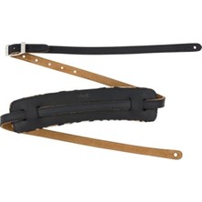 Esranın Dünyası Fender® Joe Strummer Vintage Kayış “” Joe Strummer” Imzalı Gitar Askısı - Deri - 6,35 cm Genişlik - Renk: Siyah/leopar