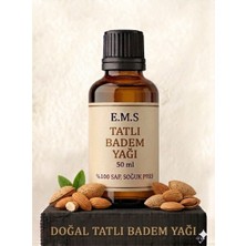 E.M.S 50 ML TATLI BADEM YAĞI % 100 SAF SOĞUK PRES DOĞAL TATLI BADEM YAĞI.