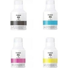 Orijinal Canon Gı-46 Maxify GX6050 Pigment Mürekkep Seti (4 Renk)