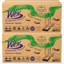Wex Dispenser Peçete 2 Koli Toplam 36 Paket, 250 Yaprak, 2 Katlı, %100 Selüloz