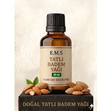 E.M.S 20 ML TATLI BADEM YAĞI % 100 SAF SOĞUK PRES DOĞAL TATLI BADEM YAĞI.