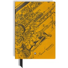 Montblanc Great Characters Enzo Ferrari Özel Üretim Giallo Modena Orta Boy Not Defteri 136440