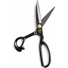 İğne İzi Profesyonel Siyah Terzi Makası - 24 Cm, 9inç Paslanmaz Çelik - Tailor Scissors – 9” Professional Fabric Shears