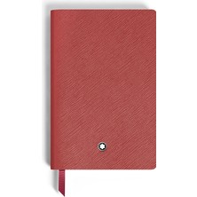 Montblanc Kırmızı Deri Küçük Boy Defter 134725