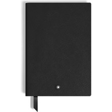 Montblanc Saffiano Deri Siyah Orta Boy Defter 134750