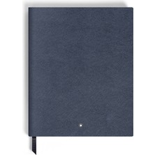 Montblanc Saffiano Deri Mavi Büyük Boy Defter 134738
