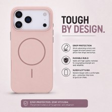 PLM Koen iPhone 17 Pro Uyumlu Magsafe Kılıf – Kablosuz Şarj Destekli, Köşe Koruma Darbe Emici, Şeffaf Mat Premium Telefon Kılıfı, Bej Rengi