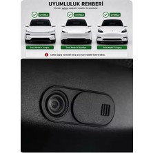 Li Parts Tesla Model Y Juniper Standart ve Legacy Kamera Kapağı