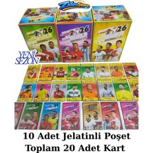 Emrah Gültekin 2026 World Cup Futbolcu Kartları 10 Jelatinli Paket 20 Kart Yeni Sezon Futbolcu Kartları Efsanevi Futbolcular