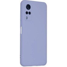 Uravas Store Vivo Y53S Kılıf Nano Içi Kadife Silikon - Lila