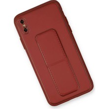 Uravas Store Iphone Xs Max Kılıf Coco Deri Standlı Kapak - Fuşya