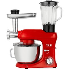 Yui M-200 Multi Fonksiyonel 1800 W 6 Lt Kırmızı Stand Mikser Outlet Teşhir Ürün
