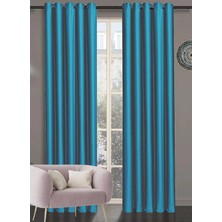 Goccia Home Halkalı Blackout Karartma Tek Kanat Fon Perde Indigo Mavi