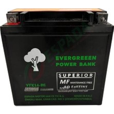 Espada EVERGREEN YTX14-SLA KURU AKÜ 12V12AH BMW F650 F800 GS K1200R S R1