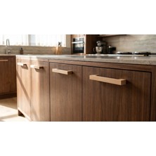 Wholewood Zen Ahşap Mobilya Dolap Kulpu 192 Mm Ahşap Rengi