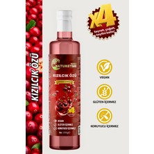 NatureTime Premium Kızılcık Özü 350 gr Katkısız Doğal Pestisit & Ağır Metal İçermez Analizli