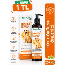 Köpekler Için Omega 3-6 Balık Yağı Tüy ve Deri Bakımı Epa Dha Destekli 200 ml