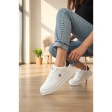 Enoch Unısex Lumber-Style Pürüzsüz Dokulu ve Düz Kalın Tabanlı Rahat Günlük Sneaker Spor Ayakkabı