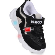 Kiko Kids Denfor Cırtlı Işıklı Faylon Taban Erkek Bebek Spor Ayakkabı