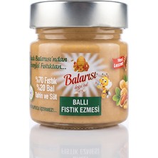 Balarısı Ballı Fıstık Ezmesi 200 gr - Glütensiz ( %70 Fıstık % 20 Bal )