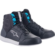 Alpinestars Chrome Drystar Korumalı Kadın Motosiklet Botu Siyah  Mavi