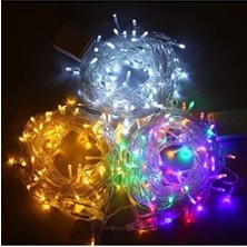 10MT 100 LED Fişli Renkli Ağaç Dekoratif Aydınlatma, Noel, Yılbaşı, Parti Süsleme