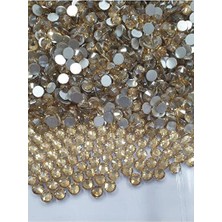 Bal Rengi Gold Rhinestone Taş, 50 Gram, 1440 Adet, Yapıştırmalı, Parlak ve Şık