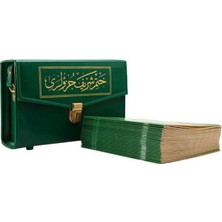 Binbir Göz Kitap Rahle Boy 30 Cüz Kur'an-I Kerim (Çantalı, Karton Kapak, Yeşil)