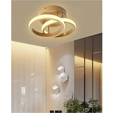 Şık Tekli LED Plafonyer Beyaz Işık, Modern ve Enerji Tasarruflu Tasarım