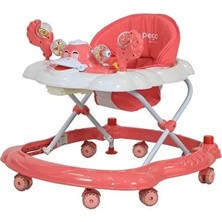 Esdiva Butik Güvenli Bebek Yürüteci, Hafif ve Kullanışlı Tasarım ile Ayarlanabilir Yükseklik ve 360° Dönebilen Tekerlekler