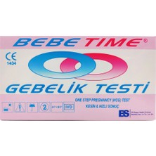 Bebe Time Gebelik Testi Profesyonel Kalite ile Kesin ve Hızlı Sonuç Sağlayan Medikal Ürün