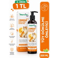 Kediler Için Omega 3-6 Balık Yağı Tüy ve Deri Bakımı Epa Dha Destekli 200 ml