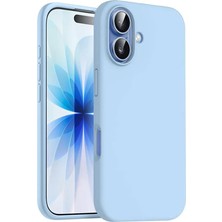 3gen Case iPhone 16 Uyumlu Renkli Lansman Kılıf Içi Kadife Premium Silikon Kılıfı