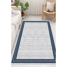 Mortapi Çerçeveli Modern Dijital Baskılı Yıkanabilir Kaymaz Taban Salon Halısı Mutfak Halısı Yolluk