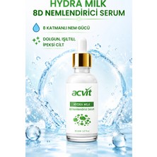 Acvit Hydra Milk 8d Hyaluronik Asit Nemlendirici Serum 30 ml | Yoğun Nem & Bariyer Güçlendirici