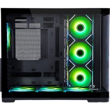 Binbir Göz Bilgisayar Gamebooster GB-G2851BB 7x Argb Fan Atx Sea Vıew Usb3.0 Siyah Kasa