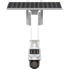 Binbir Göz Bilgisayar Hıkvısıon DS-2DE2C400IWG-K/4G/C09S20 4mp 2.8mm Dahili Ses / Hoparlor IP66 Pt Dome Solar Ip Kamera