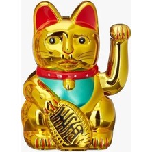 Bucuks Mey Ithalat® Altın Rengi Şanslı Kedi