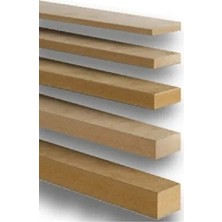 4 Adet 1,5x1,8 cm Mdf Ahşap Duvar Kapı Çıtası, Dekoratif ve Şık Tasarım