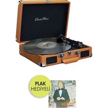 Esdiva Butik Vintage Pikap ile Zeki Müren Klasikleri ve 5 Plak Hediye Özellikli Şık Tasarım