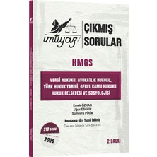 İmtiyaz Yayıncılık Imtiyaz Yayıncılık Hakimli Hmgs 2026 Vergi Hukuku, Avukatlık Hukuku, Türk Hukuku Tarihi, Genel Kamu Hukuku, Hukuk Felsefesi ve Sosyolojisi Çıkmıs Sorular