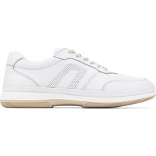Tamer Tanca Erkek Hakiki Deri Kırık Beyaz Sneakers & Spor Ayakkabı 298 2768-2062 Erk Ayk Y26 Krk Beyaz Havana