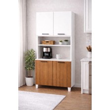 Lale 207 cm Çok Amaçlı Dolap Atlantik Çam/beyaz