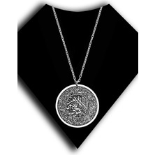 Roxx Jewellery 925 Ayar Gümüş Ayetel Kürsi Erkek Kolye