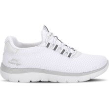 Slazenger Flex Fıt I Kadın  Beyaz Koşu & Yürüyüş Spor Ayakkabısı