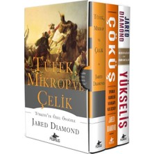 Binbir Göz Kitap Tüfek Mikrop ve Çelik Üçlemesi - 3 Kitap Kutulu, Ciltli