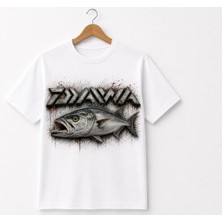 Daiwa Bluefish Tişört %100 Pamuk