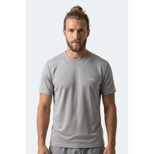 Slazenger Hıjack I Erkek  Gri Tişört