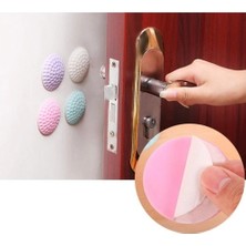 Mey İthalat Mey Ithalat® Çok Amaçlı Silikon Kapı Duvar Koruyucu Tampon - 4lü Paket