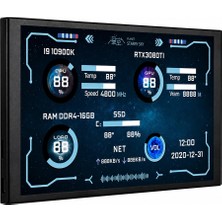 Meyer Gaming Turzx 8" Pc Kasa Içi Akıllı Ekran